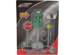 Světelný semafor se zvukem