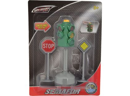 Světelný semafor se zvukem