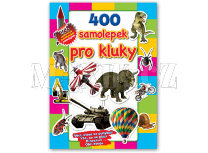 Svojtka 400 samolepek pro kluky