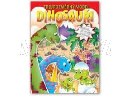 Svojtka Dinosauři trojrozměrný model
