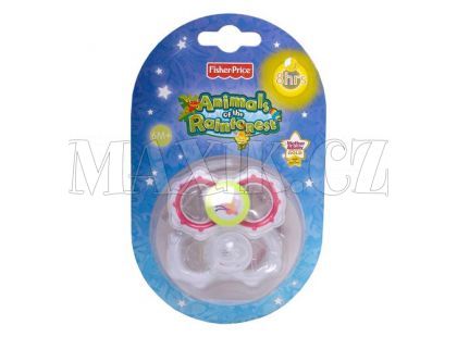 Svítící šidítko night 6m+ 2ks Fisher Price P1414