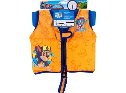 Swimways Plavací vesta na zip Paw Patrol oranžová Chase