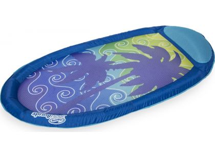 Swimways Skládací lehátka plážové designy tmavě modré