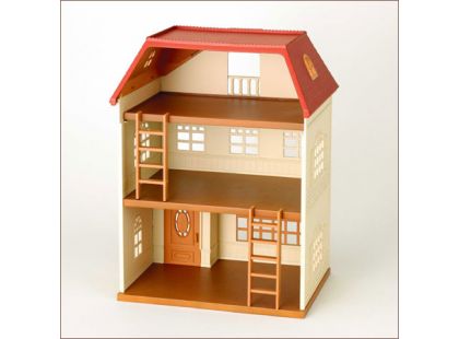 Sylvanian Families Dárkový set - Třípatrový dům s příslušenstvím a figurkami A - Poškozený obal