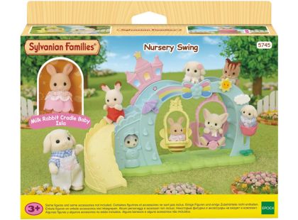 Sylvanian Families Duhové houpačky se skluzavkou