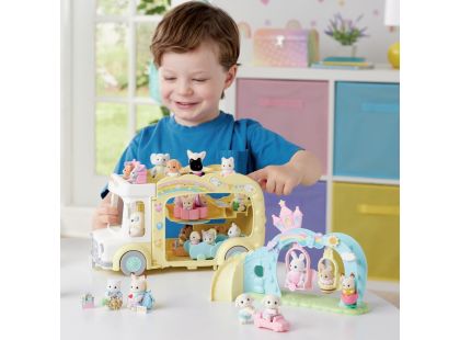 Sylvanian Families Duhové houpačky se skluzavkou