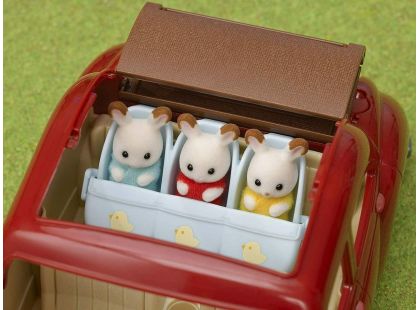 Sylvanian Families Kočárek pro trojčata