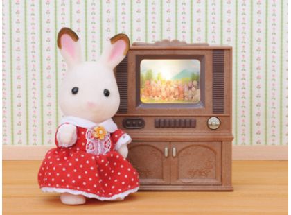 Sylvanian Families Nábytek - skříňka s barevnou televizí