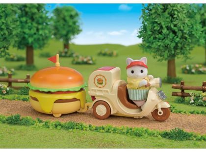 Sylvanian Families Pojízdný stánek s hamburgery