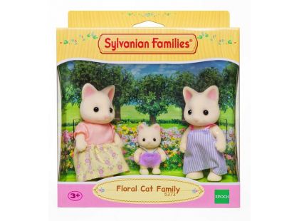 Sylvanian Families Rodina 3 květinové kočky