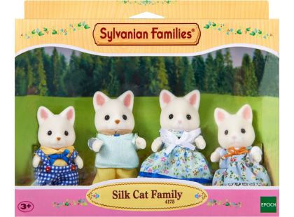 Sylvanian Families Rodinka hedvábných koček