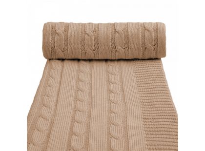 T-tomi Pletená deka, 1 ks, béžová