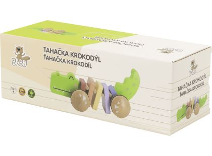 Tahací krokodýl na provázku