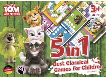 Talking Tom a přátelé 5v1 Nejlepší klasické hry pro děti