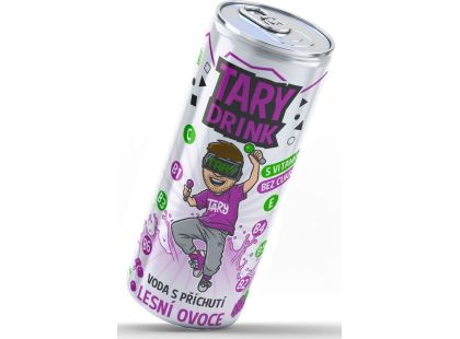 Tary Drink perlivá voda s příchutí lesní ovoce - 0,25l