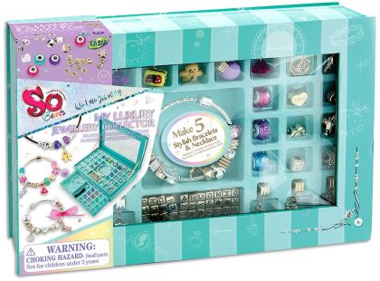 Tasia - Luxusní sada na výrobu náramků s přívěsky 70 ks