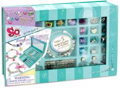 Tasia - Luxusní sada na výrobu náramků s přívěsky 70 ks