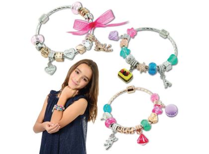 Tasia - Luxusní sada na výrobu náramků s přívěsky 70 ks