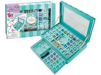Tasia - Luxusní sada na výrobu náramků s přívěsky 70 ks
