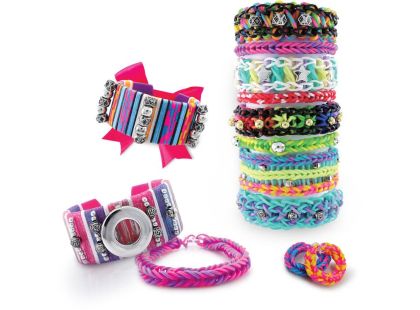 Tasia - Zaplétač na výrobu náramků z gumiček - 1800 ks bez latexu