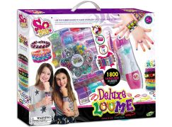 Tasia - Zaplétač na výrobu náramků z gumiček - 1800 ks bez latexu