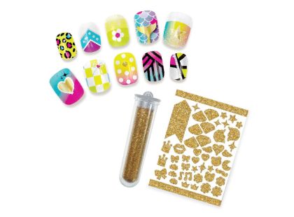 Tasia Beauty sada nehty - Stylistická sada s glitry