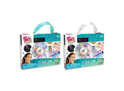 Tasia Beauty sada nehty - Stylistická sada s glitry