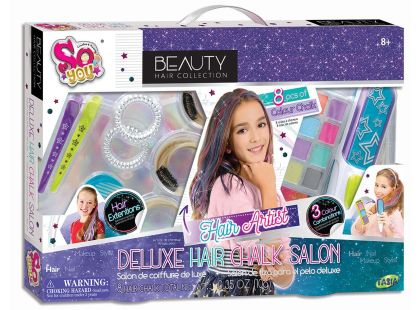 Tasia Deluxe vlasový salon - 8 barevných křid, barvící stroj