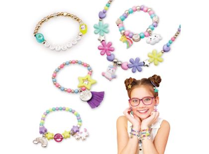 Tasia Sada na výrobu náramků a doplňků Jednorožec 350 ks