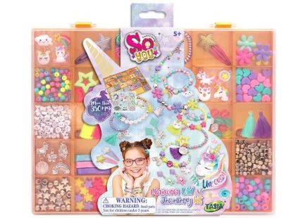 Tasia Sada na výrobu náramků a doplňků Jednorožec 350 ks