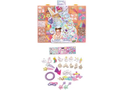 Tasia Sada na výrobu náramků a doplňků Jednorožec 350 ks