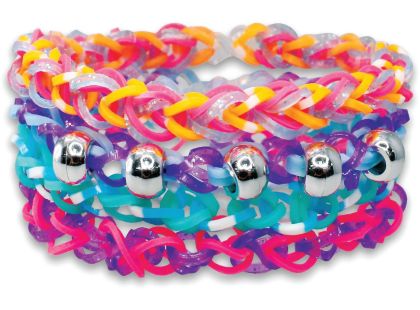 Tasia Sada na výrobu náramků z gumiček - 700 ks bez latexu