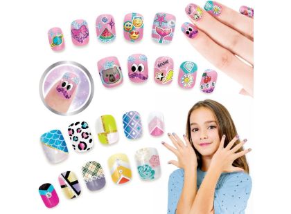 Tasia Stylová sada Nail Art s třpytkami a samolepkami