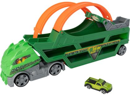 Teamsterz Dino přenosný transportér s 1 autíčkem a loopingem