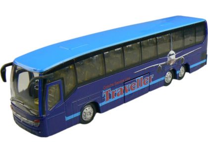 Teamsterz městský autobus 1:50 - Modrá