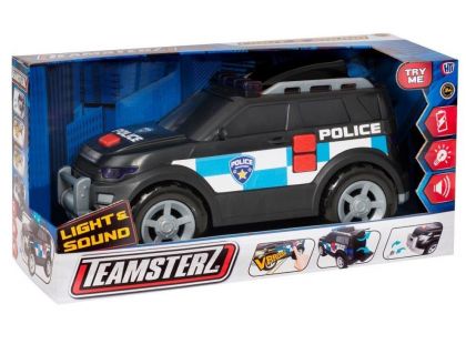 Teamsterz policejní jeep se zvukem a světlem
