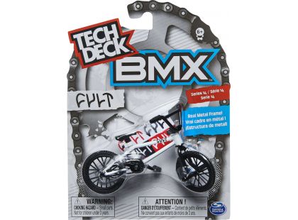 Tech Deck BMX sběratelské kolo bílé Cult