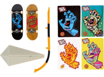 Tech Deck Fingerboard dvojbalení s překážkou Santa Cruz