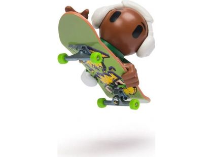 Tech Deck SK8 Crew fingerboard s figurkou Dvojbalení fialová čepice a bílá sluchátka