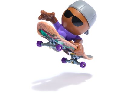 Tech Deck Sk8 Crew fingerboard s figurkou šedivá kšiltovka