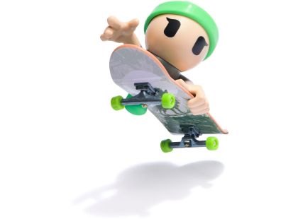Tech Deck Sk8 Crew fingerboard s figurkou zelená čepice