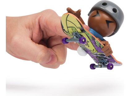 Tech Deck SK8 Crew fingerboard s figurkou šedá helma