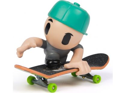 Tech Deck SK8 Crew fingerboard s figurkou zelená kšiltovka