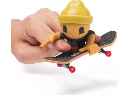 Tech Deck SK8 Crew fingerboard s figurkou žlutá čepice