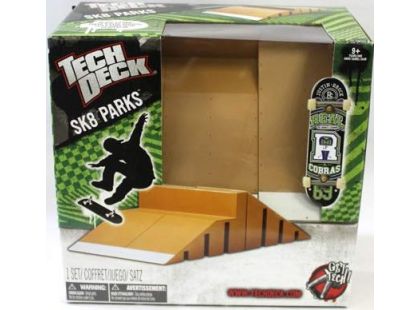 Tech Deck Skate Park S Fingerboardem Zelená