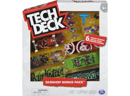 Tech Deck Skateshop 6 ks s příslušenstvím Darkstar