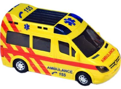 Ambulance 21cm narážecí se světlem a zvukem