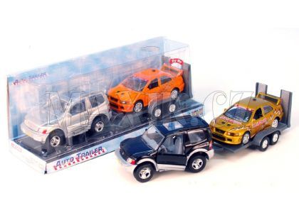 Teddies Auto - Mitshubishi Pajero s vlekem a Lancer Evolution