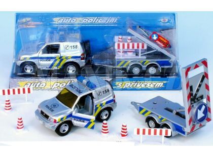 Teddies Auto - Policie Mitshubishi s přívěsem