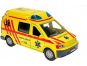 Teddies Auto ambulance kov 13cm s postavičkami 2